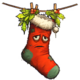 Socky The worn-out stocking